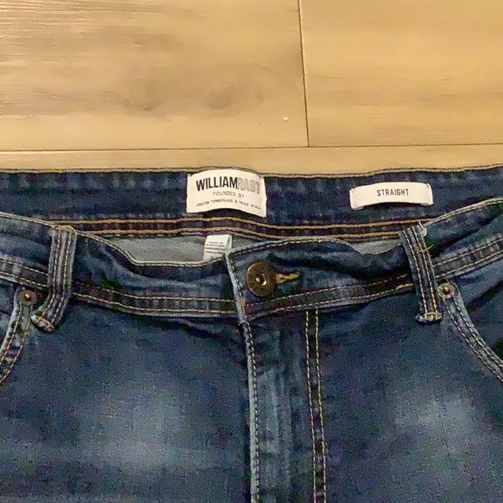 William Rast Size 38 x 30 soft navy jeans